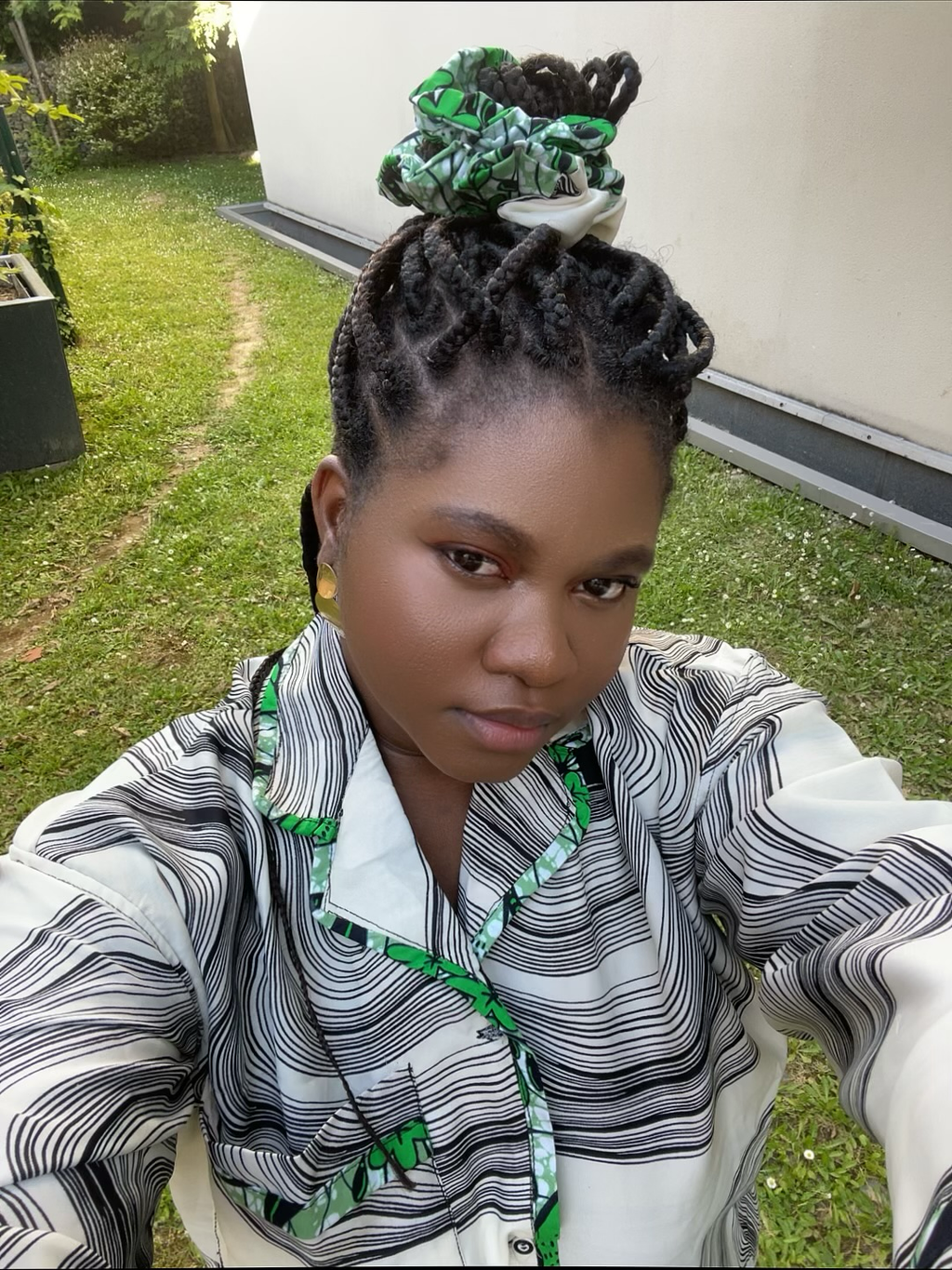 Duo en satin et Wax en coton