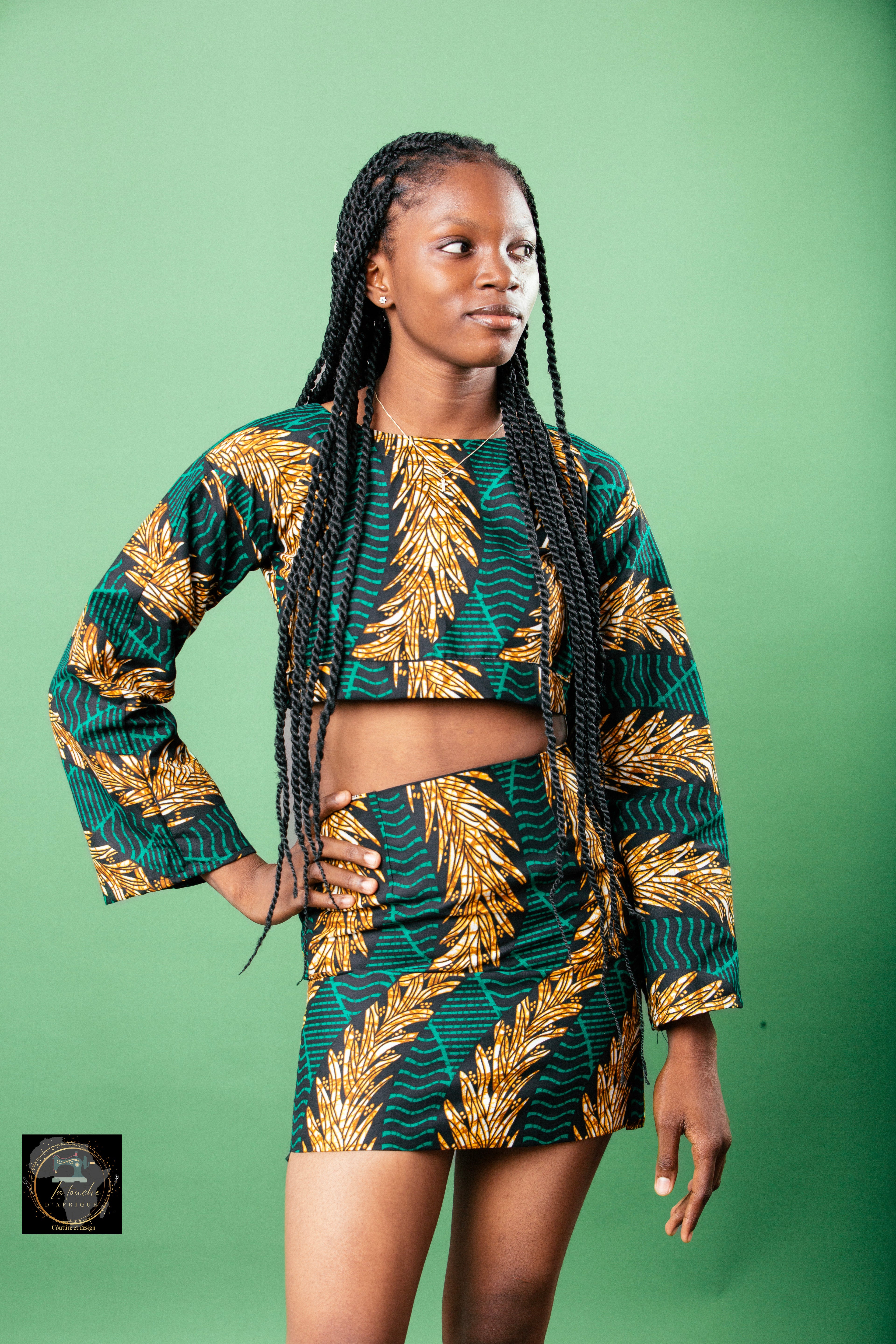 Ensemble Crop top et jupe